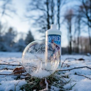 Zmrzlé bubliny jsou krásné ke sledování. U nás na Šumavě v některé dny fungují krásně 🧊🤩 Jak se daří zmrzlé bubliny vám?